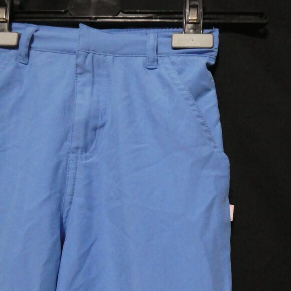 WARDROBE ESSENTIALS | 6x | Girl's Blue Lightweight Cargo Pants | Tie Bottoms - Picture 5 of 16